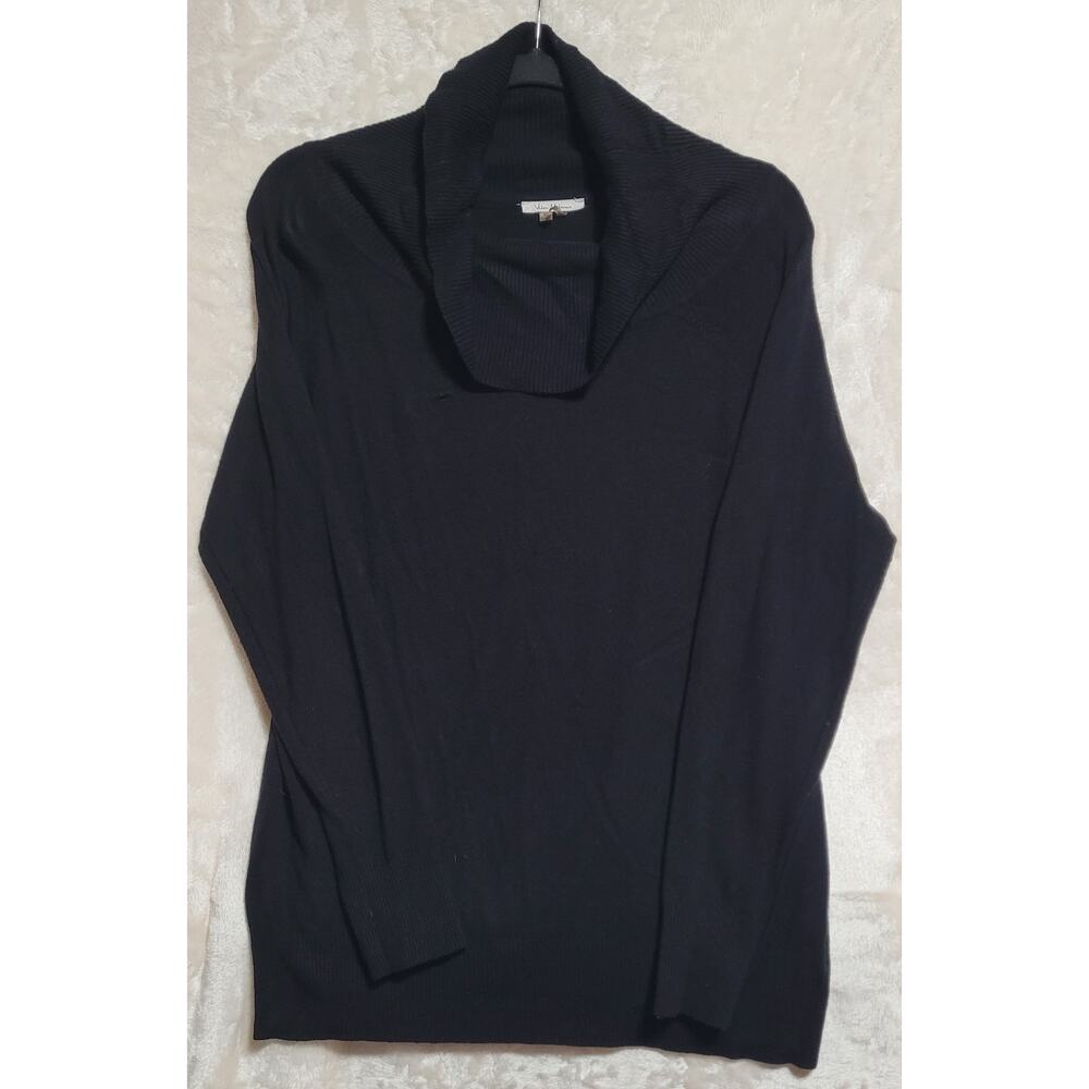 Vila Milano Knit Cowl Neck Sweater Black Women's Size XL